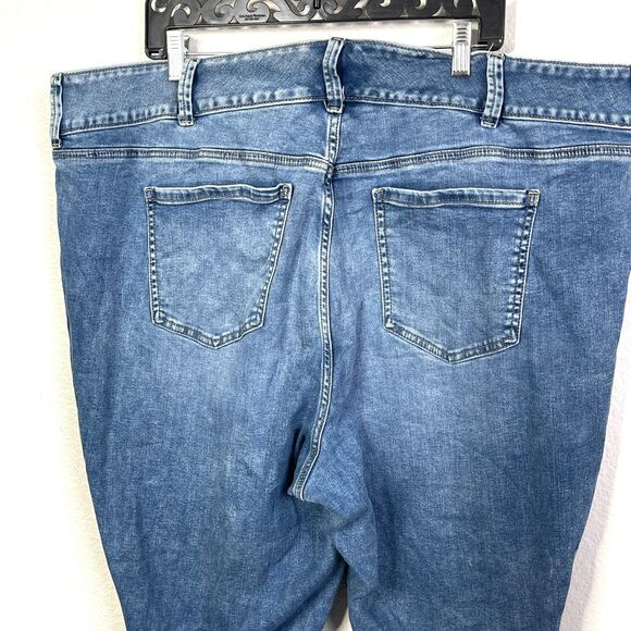 Torrid Premium Blue Denim Crop Cuffed Jegging Jeans Size 26R - Picture 7 of 16